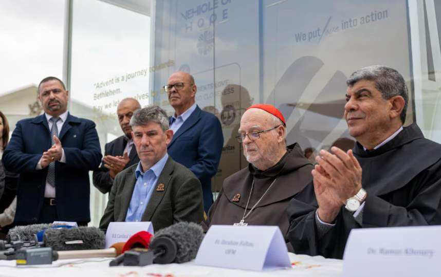 Vehicle of the Pope: Bringing aid and hope to children