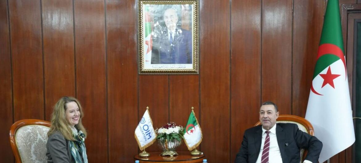 المديرة العامة للمنظمة الدولية للهجرة تزور الجزائر لتعزيز التعاون