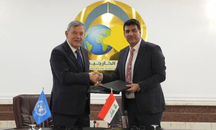 العراق والأونروا يوقعان اتفاقية شراكة استراتيجية متعددة السنوات