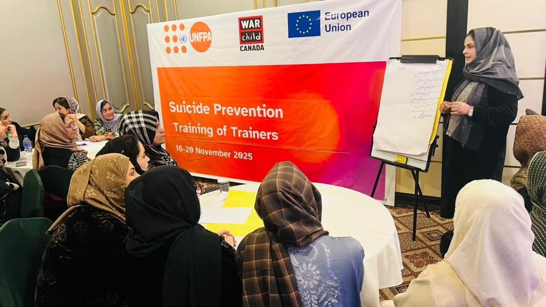 Strengthening capacity: Suicide prevention training held in Kabul