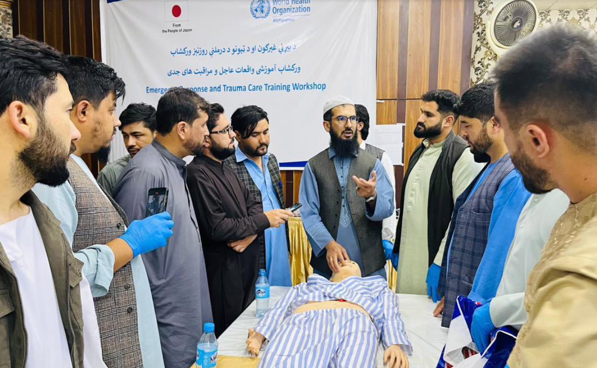 WHO Afghanistan strengthens emergency care for communities in Balkh