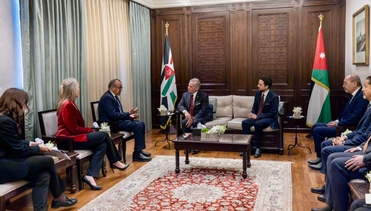 WHO Director-General promotes health systems, mental health and humanitarian response in Jordan