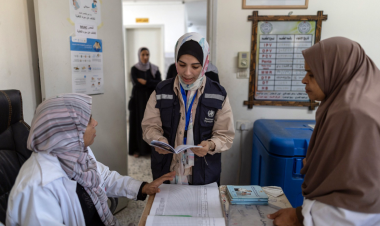 Braving conflict to protect children from polio in Gaza: women at the frontline of the response