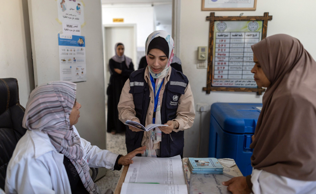 Braving conflict to protect children from polio in Gaza: women at the frontline of the response