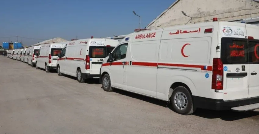 Iraq donates 15 ambulances to support Lebanon’s healthcare system