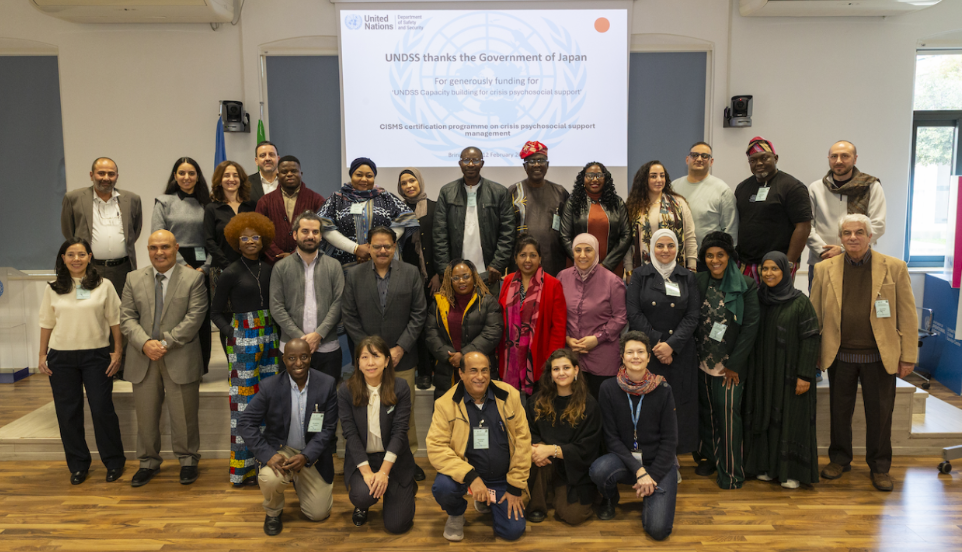 Certified and Ready: 48 Mental Health Professionals Join UNDSS' Global Response Network
