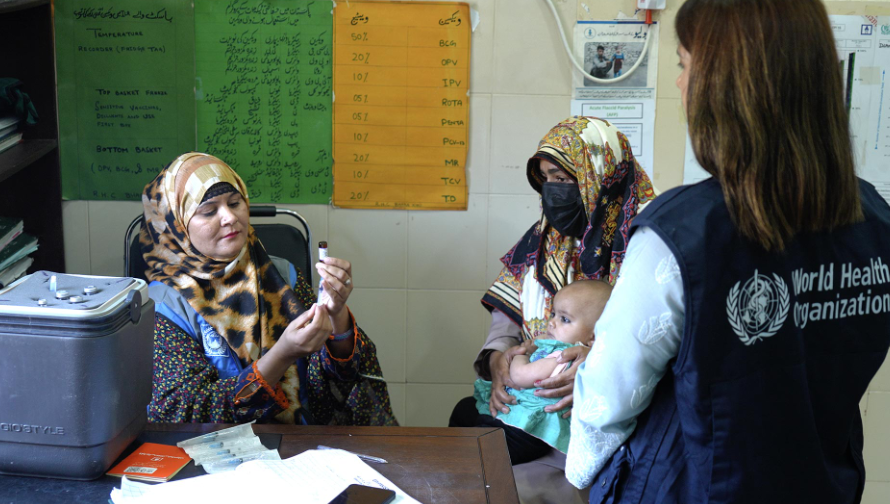 Pakistan, WHO have protected 160 million children and 130 million mothers with life-saving vaccines over 5 decades