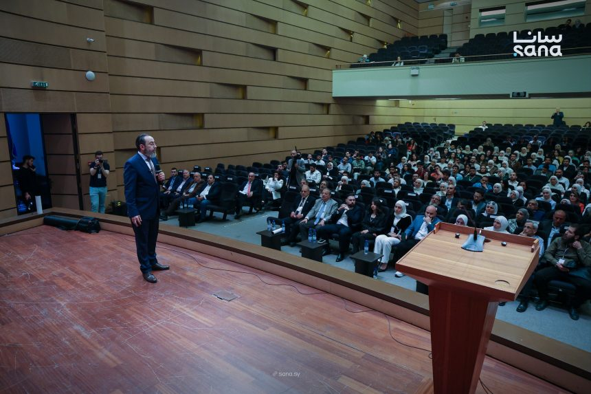 تنظيم فعالية في جامعة دمشق حول “قمة الابتكار الصحي وتكامل الذكاء الاصطناعي”