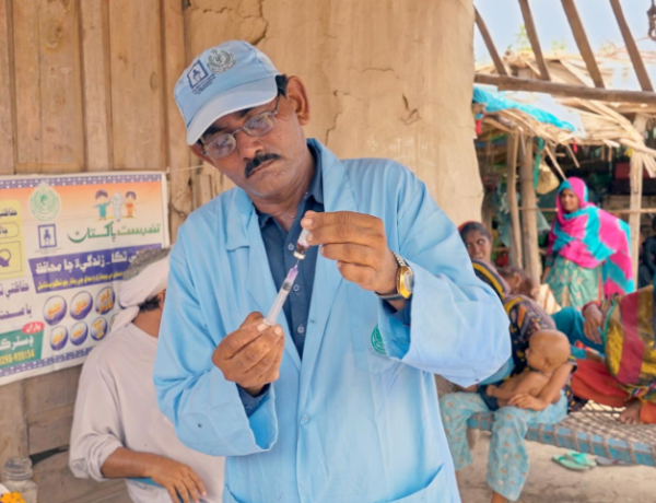 Navigating remote Sindh to deliver life-saving vaccines in Pakistan