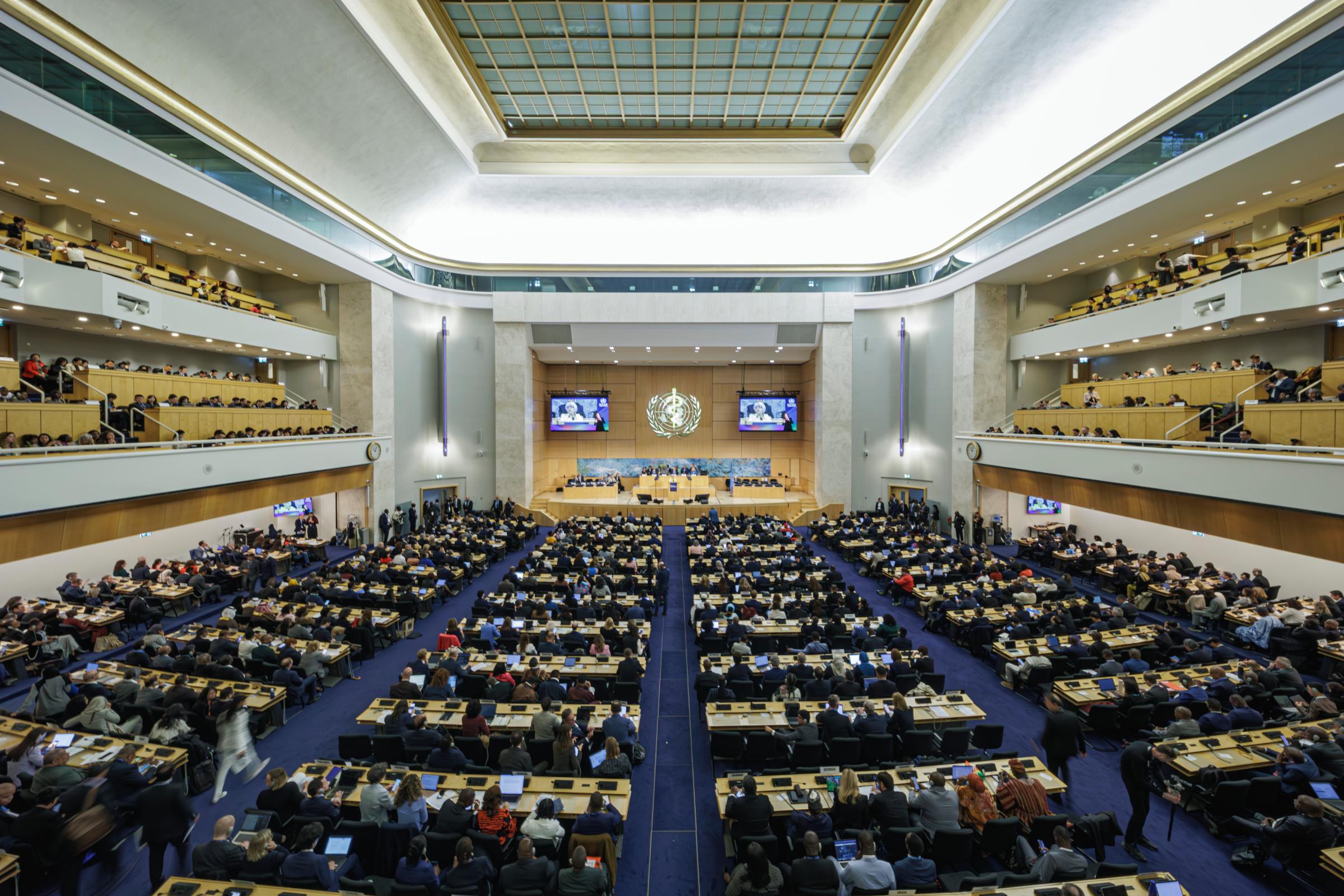 World Health Assembly opens in Geneva, Switzerland