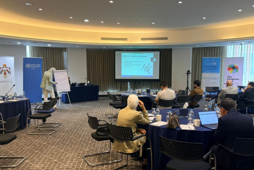 WHO supports Jordan to strengthen event-based surveillance through a multisectoral, all hazards approach