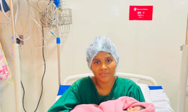 First baby born by C-section at new Save the Children hospital in world's largest refugee camp