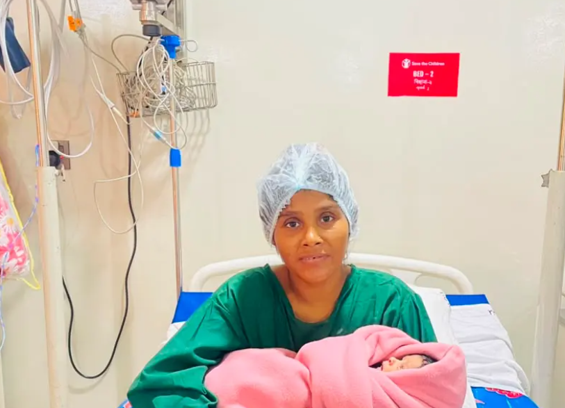 First baby born by C-section at new Save the Children hospital in world's largest refugee camp