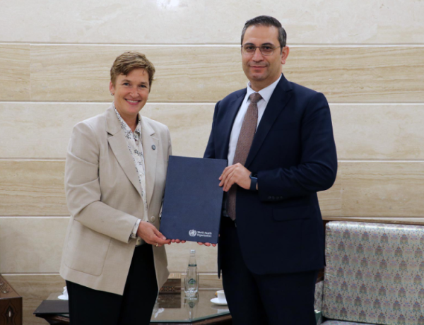 Dr Caroline Clarinval presents credentials as WHO Representative to Syria