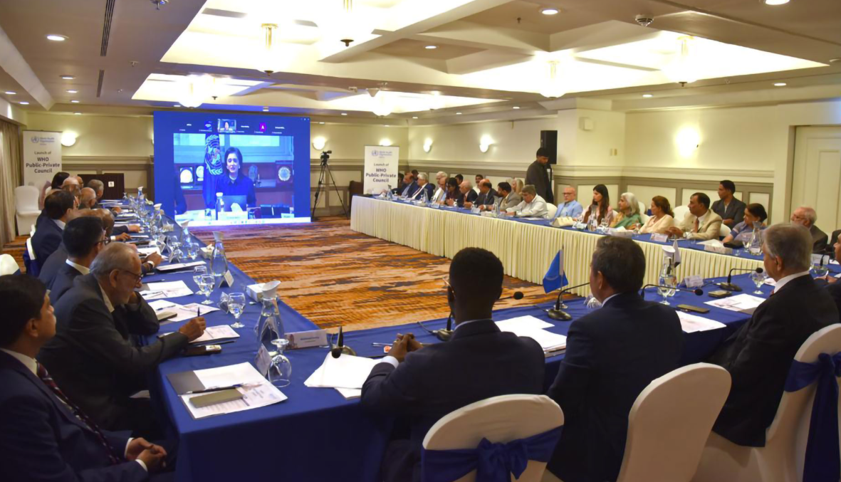 WHO’s first Public-Private Council launched with business leaders and the Government of Pakistan to accelerate the health agenda