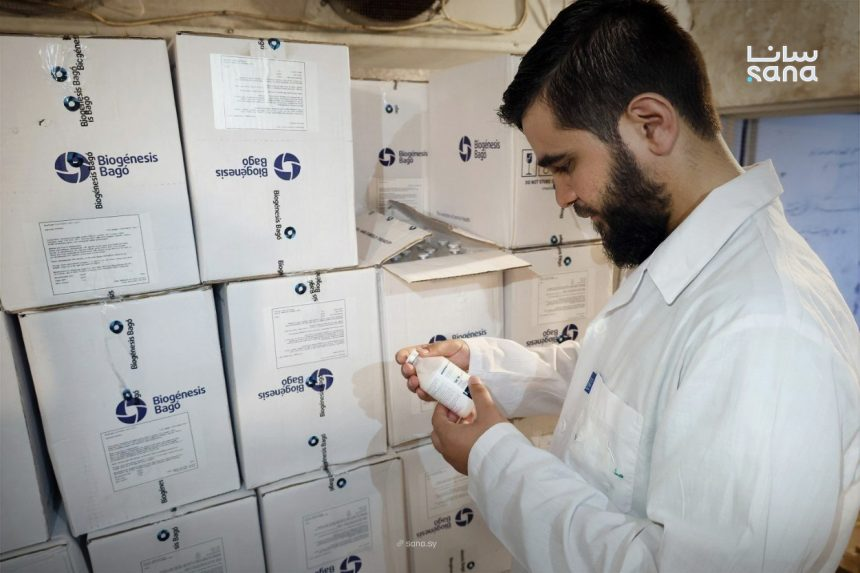 وزارة الزراعة تتسلم 1.5 مليون جرعة لقاح للحمى القلاعية من منظمة الفاو