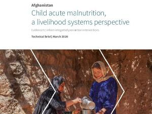 Afghanistan: Child acute malnutrition, a livelihood systems perspective
