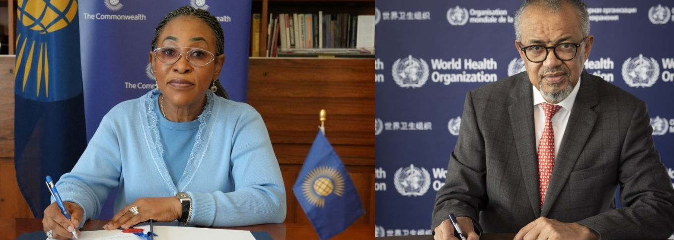 WHO and Commonwealth Secretariat renew partnership to strengthen health systems and advance universal health coverage