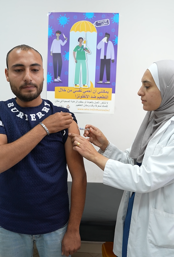 Counting the uncounted: mapping influenza vaccination coverage in Jordan