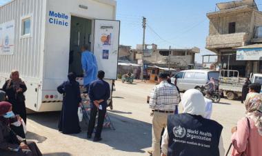 WHO mobile clinics combat TB in Syria with Global Fund and IOM support