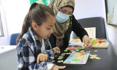 Saudi-funded health center helps Syrian child deal with trauma