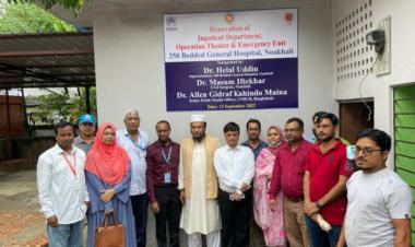 UNHCR,Bangladesh inaugurate new health care facilities in Noakhali