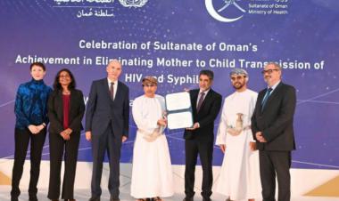 Oman 16th country in the world to elimination mother-to-child transmission of AIDS, syphilis